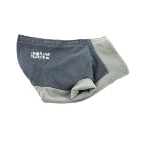 Highline Fleece Coat-Two Tone (Color: Grey, size: Size 28)