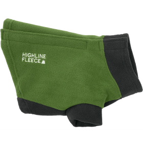 Highline Fleece Coat-Two Tone (Color: Green, size: Size 28)
